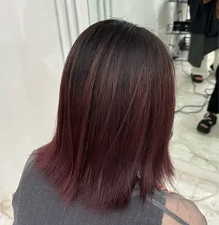 ミディアム カラー 🫧大滝 いくみ🌿辻堂のヘアスタイル