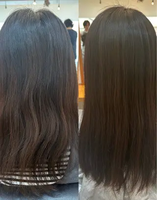 ロング 東 麻祐子のヘアスタイル