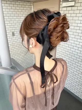 ヘアアレンジ 大人可愛いヘアメイク 💋🧚‍♀️しずかのヘアスタイル