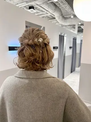 ショート ヘアアレンジ 薄田 珠美のヘアスタイル