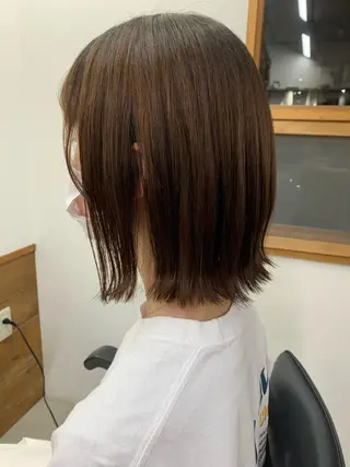 ショート Ririkoボブ 透明感カラー🤍のヘアスタイル