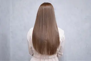 ロング カラー Lull1人美容室 バレイヤージュのヘアスタイル