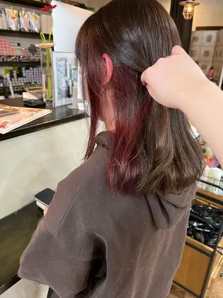 ミディアム 立野 希沙のヘアスタイル