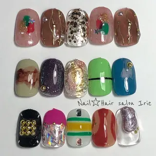 ネイル Hair salon Irie所属・與儀 知佳のネイルデザイン