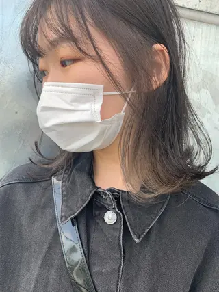 ミディアム カラー 怪我のため6月末 復帰予定田中瑞希🍃のヘアスタイル