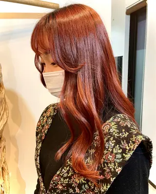 ロング カラー 中野 ゆかのヘアスタイル