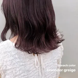 ミディアム カラー ヘアアレンジ ♡ 柔らかヘア 貝塚優花 ♡のヘアスタイル
