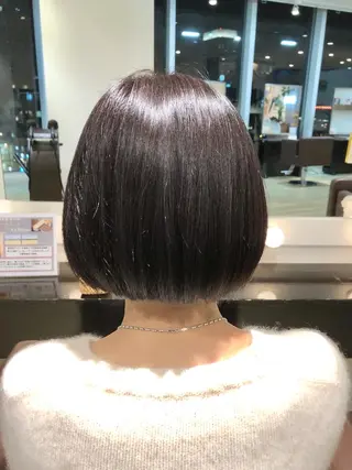 ミディアム カラー 小宮 真理奈のヘアスタイル