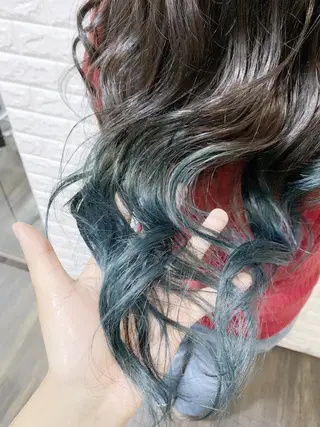 セミロング カラー ヘアアレンジ 🌿‬ ܸAir 透明感🌱西村知佳のヘアスタイル