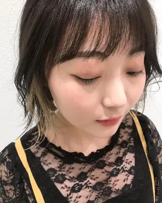 ショート カラー 当日予約🆗✂︎ ウエモト　タクのヘアスタイル