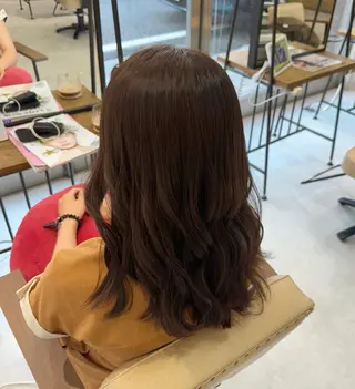 ロング カラー ブリーチなしwカラー /艶カラー/oukaのヘアスタイル
