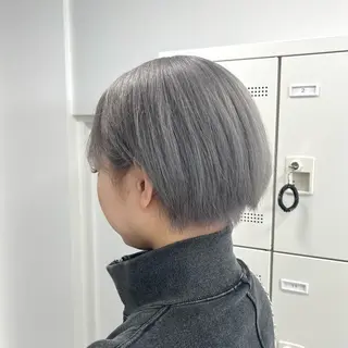 ショート カラー 天神/ケアブリーチ/ 髪質改善/上質艶髪のヘアスタイル