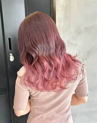 ミディアム カラー 一ノ瀬 暁のヘアスタイル