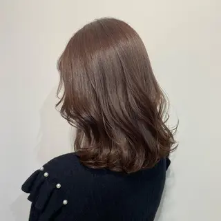ミディアム カラー 髪質改善サロン🫧 戎谷栞菜のヘアスタイル