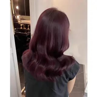 セミロング カラー miyu /トレンド カラー×艶髪のヘアスタイル
