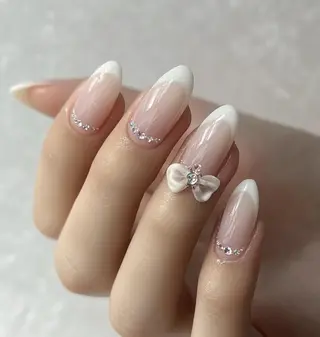 ネイル By moonネイル 🌷ワンホン/韓国風のネイルデザイン