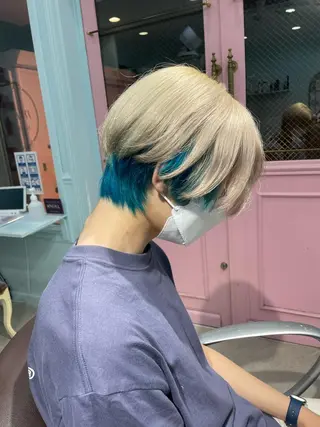 ショート 柔らかカラー/ レイヤーYUTO🧋のヘアスタイル