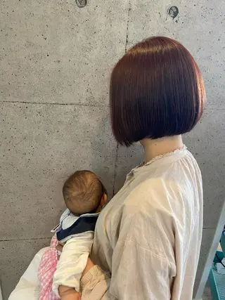 ショート カラー パーマ ヘアアレンジ キッズ 似合わせhair🌼 misakiのヘアスタイル