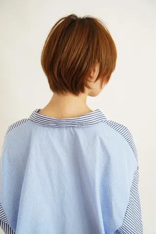 ショート カラー エイジングケア特化 美容師✂️山崎竜二のヘアスタイル
