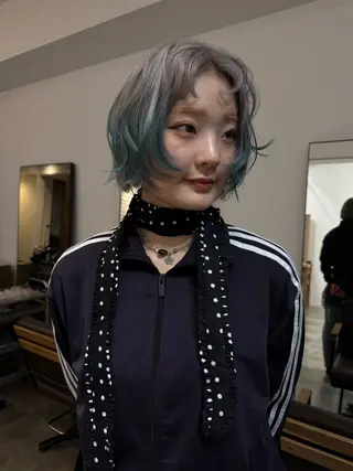 ショート カラー 阿部  ことみ /パーマモデルのヘアスタイル