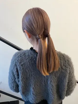 カラー aya/ブリーチ/ ボブ/ショートのヘアスタイル