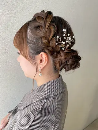 ロング ヘアアレンジ 沢田 瞳のヘアスタイル