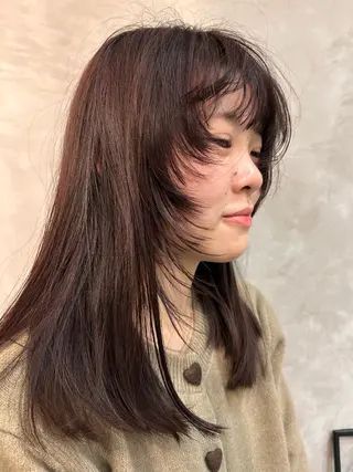 ミディアム デザインパーマ/ カット/nanaのヘアスタイル