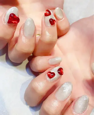 ミディアム NAILSALON 🍔Timna🍟のネイルデザイン
