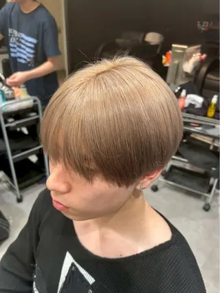 カラー メンズ 村上 竜雅のヘアスタイル