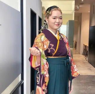ミディアム カラー パーマ ヘアアレンジ メンズ キッズ stylist 🌸 kana.のヘアスタイル