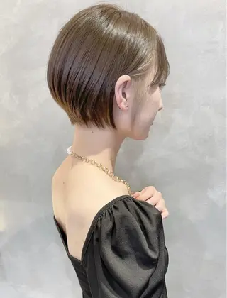 ショート カラー ケアブリーチ 黒瀬有汰のヘアスタイル