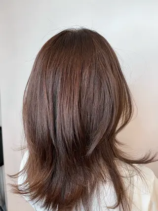 セミロング 平田 晟也のヘアスタイル