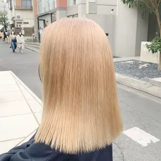 ロング カラー 赤みゼロ/透明感 カラー🌿KANTAのヘアスタイル