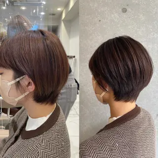 ショート レイヤー🧸ショート 🤎店長anju🪽のヘアスタイル