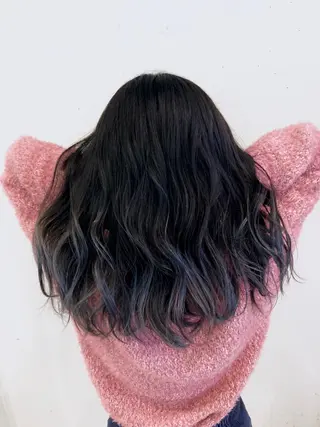 ミディアム カラー パーマ ヘアアレンジ 【ツヤ髪美容師】 ツダケイスケのヘアスタイル