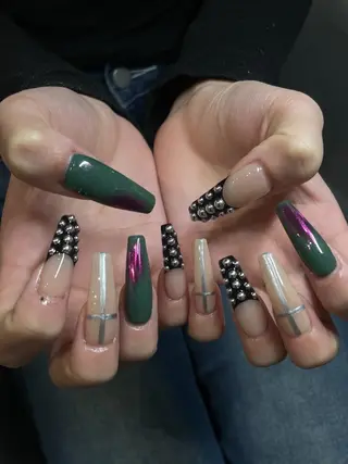 ネイル IROHA NAIL Kurumi🪽🫧のネイルデザイン