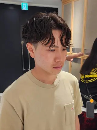 パーマ メンズ RUA💜‪ ボブカット💜のヘアスタイル