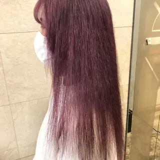 ロング カラー ゆう🫧 透明感/ハイトーンのヘアスタイル