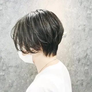 ショート 所渉/韓国レイヤー /ウルフカットのヘアスタイル