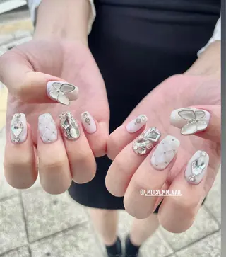 ネイル ˚✧⁺⭐︎༚moca miyuu⁎⁺˳✧༚のネイルデザイン