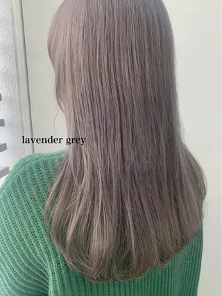 ロング カラー 透明感カラー👑 井上美乃里のヘアスタイル