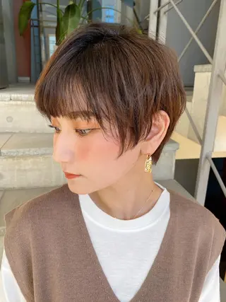 ショート 🌟モテ髪ショート 🌟店長 津賀涼のヘアスタイル