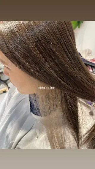 セミロング beleef mel meiのヘアスタイル