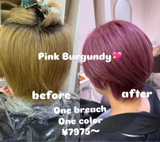 ロング カラー 韓国レイヤー 🎀ダブルカラーのヘアスタイル