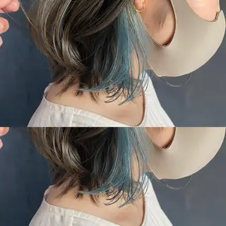 ミディアム 西尾 隆介のヘアスタイル