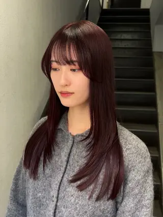 ロング レイヤーカット/暖色 🐈‍⬛hiyokaのヘアスタイル