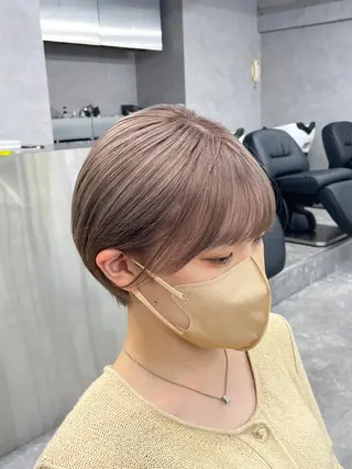 ショート カラー パーマ ヘアアレンジ メンズ キッズ ネイル マツエク・マツパ アイブロウ 大人スタイル 太田のヘアスタイル