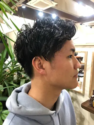 ショート パーマ 仕上がり満足度 No.1池田篤史のヘアスタイル