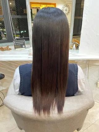 ロング 清水 美雪のヘアスタイル