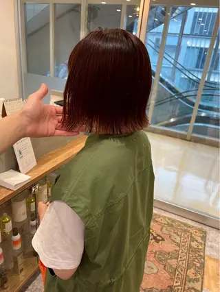 カラー 似合わせカラー/ 暖色カラー/セイナのヘアスタイル